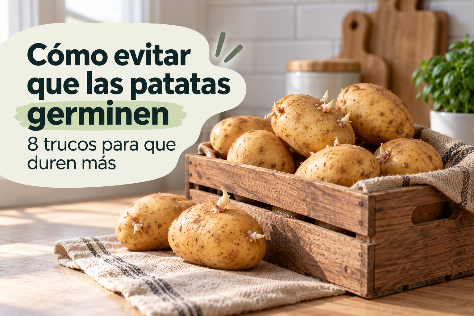 Cómo evitar que las patatas germinen: 8 trucos para que duren más